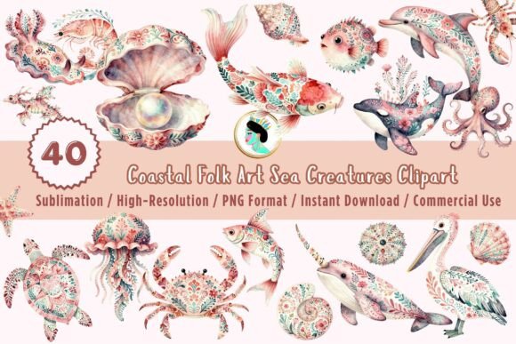 Download Pink Coastal Ocean PNG Clipart Bundle - Png clipart bundle Collection