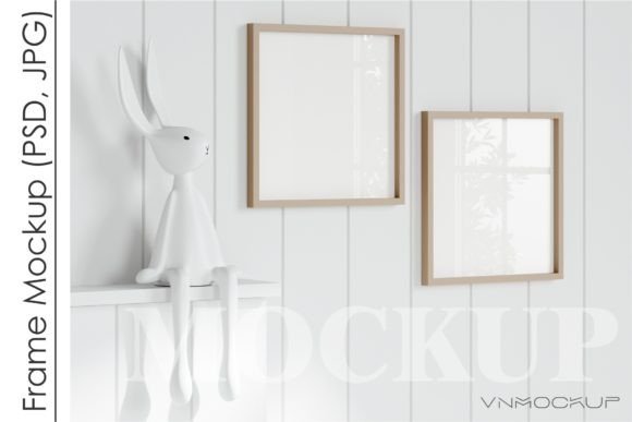Download Kids Room Frame Mockup, Nursery Frame - Kids room frame mockup Collection