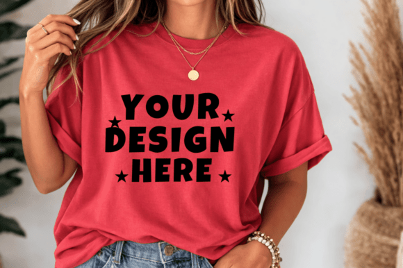 Download Comfort Colors 1717 T-shirt PNG Mockup - Premium Resources
