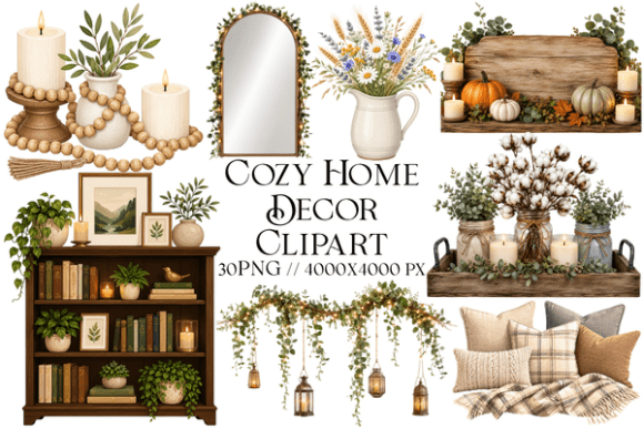 Download Cozy Home Decor Clipart - Home decor Collection