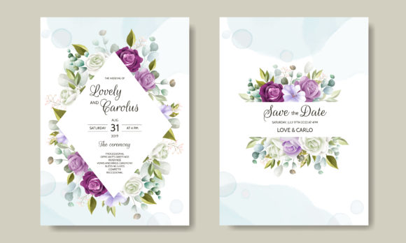 Download Wedding Invitation Floral Design - Wedding invitation floral design Collection