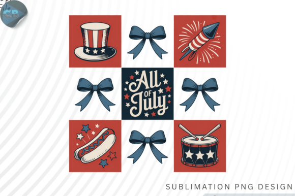 Download All of July Patriotic PNG Design - Premium Bundle