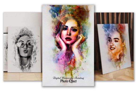 Download Digital Watercolor Painting Effect - Digital watercolor Collection