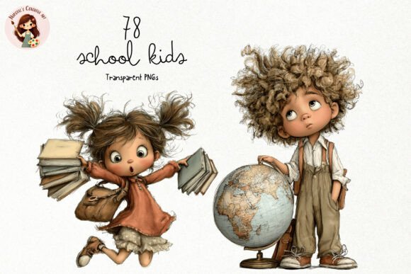 Download Cute School Kids PNG Clipart Bundle - Png clipart bundle Collection